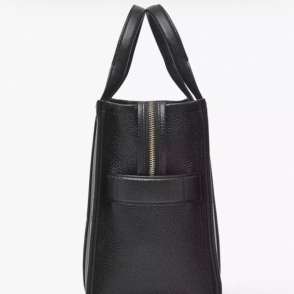Marc Jacobs Black Leather Tote (Medium) - Picture 5 of 8
